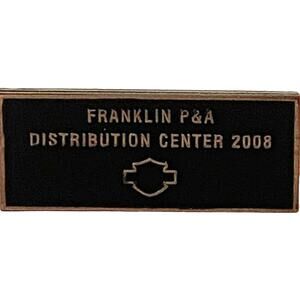Harley Davidson Pin Franklin P&A Distribution Center 2008 Factory Original Lapel
